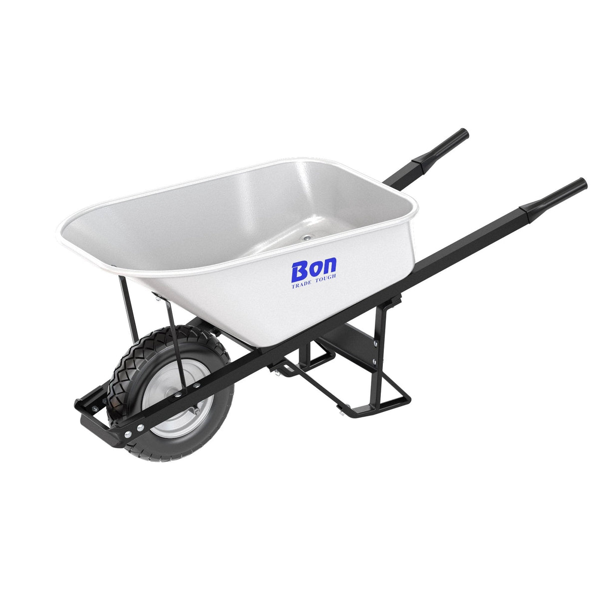 Steel Tray Wheelbarrow with Leg Stabiliser