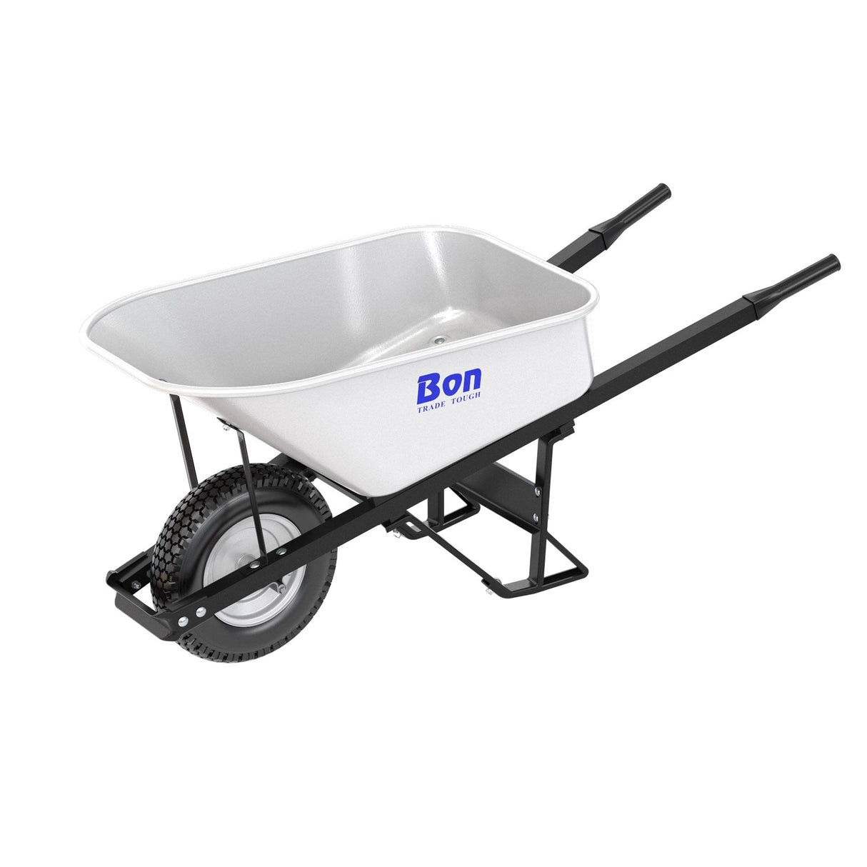 Steel Tray Wheelbarrow with Leg Stabiliser