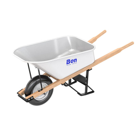 Steel Tray Wheelbarrow with Leg Stabiliser