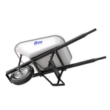 Steel Tray Wheelbarrow with Leg Stabiliser