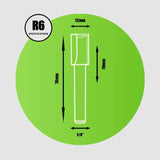 Straight Router Cutter 1/4" X 12MM X 19MM (70MM Long) - R6 - Armstrong Cheshire