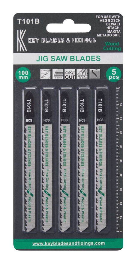 T101B Jigsaw Blades 5 Pack - 1111 - Armstrong Cheshire