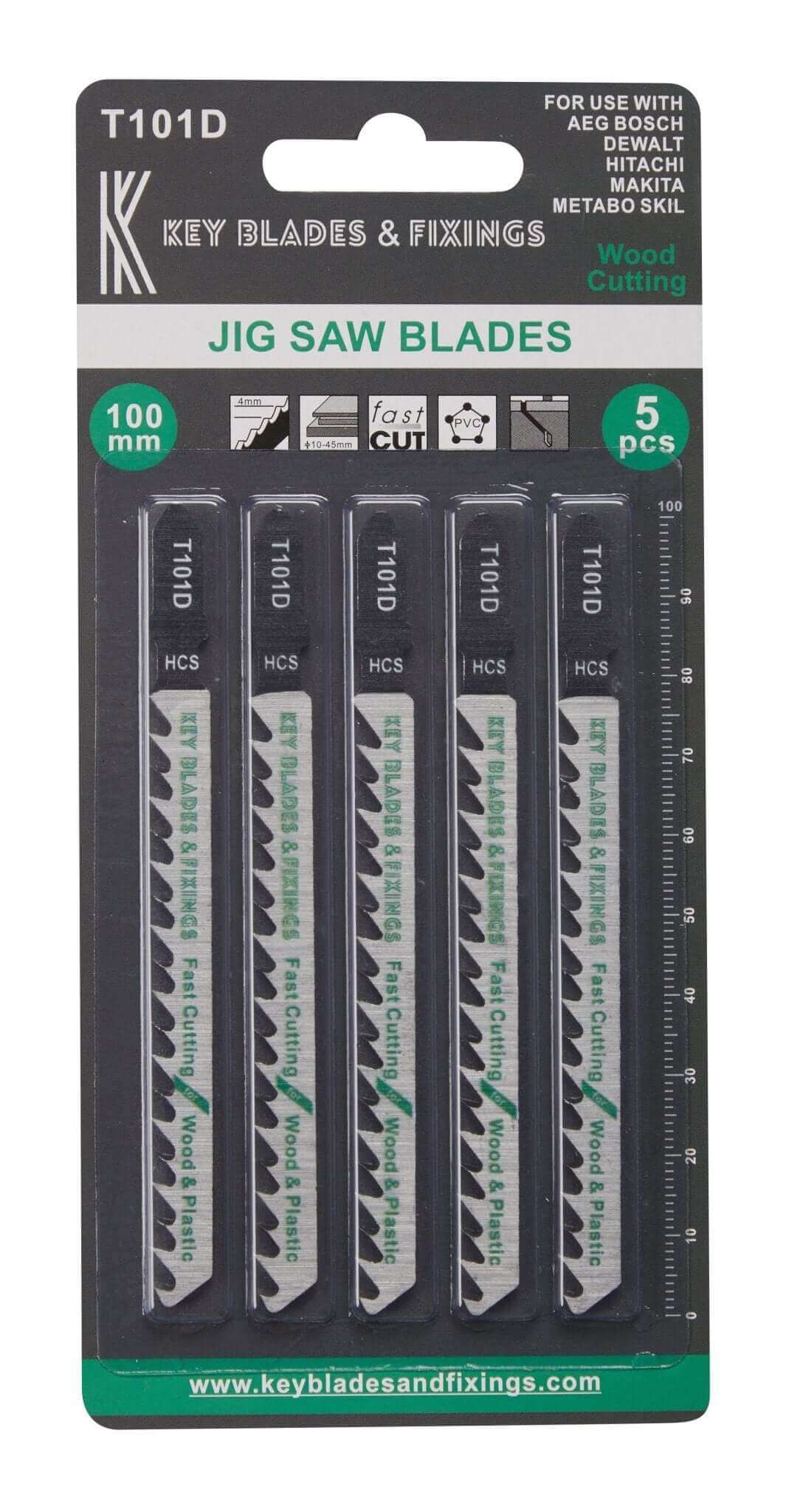 T101D Jigsaw Blades 5 Pack - 1166 - Armstrong Cheshire