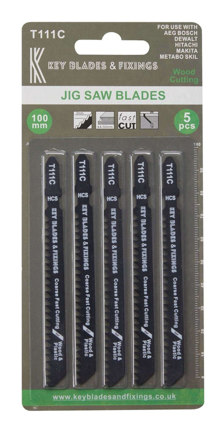 T111C Jigsaw Blades 5 Pack - 1133 - Armstrong Cheshire