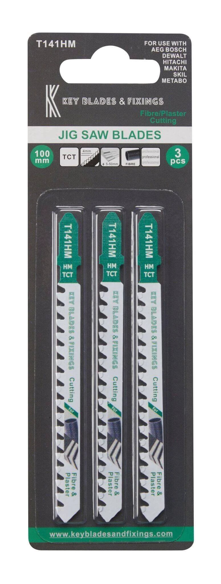 T141HM Carbide Jigsaw Blades 3 Pack - 1222 - Armstrong Cheshire