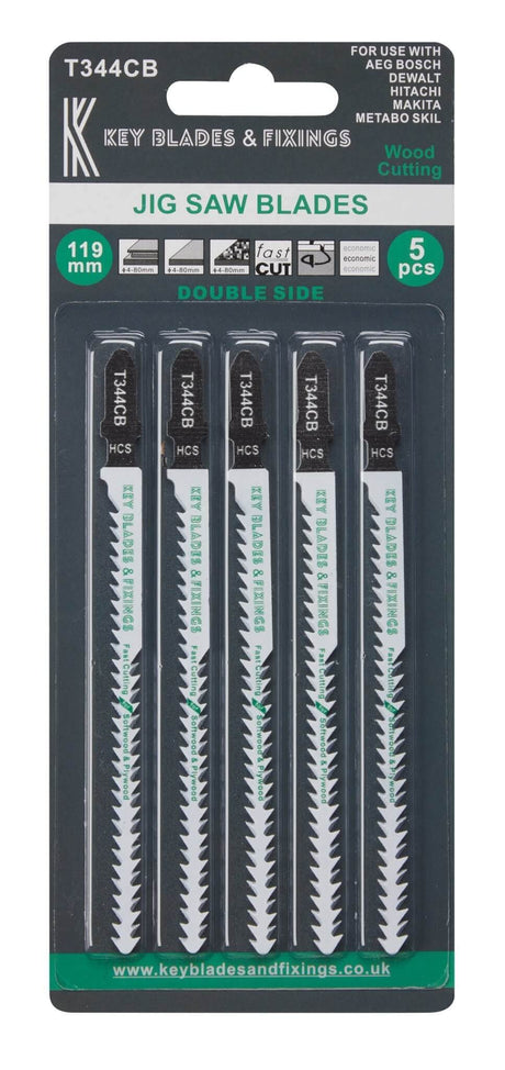 T344CB Double sided Jigsaw Blades - 1211