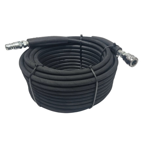 TEMA Male - TEMA Female Quick Release Heavy Duty 5/16" Rubber Pressure Washer Hose - Armstrong Cheshire
