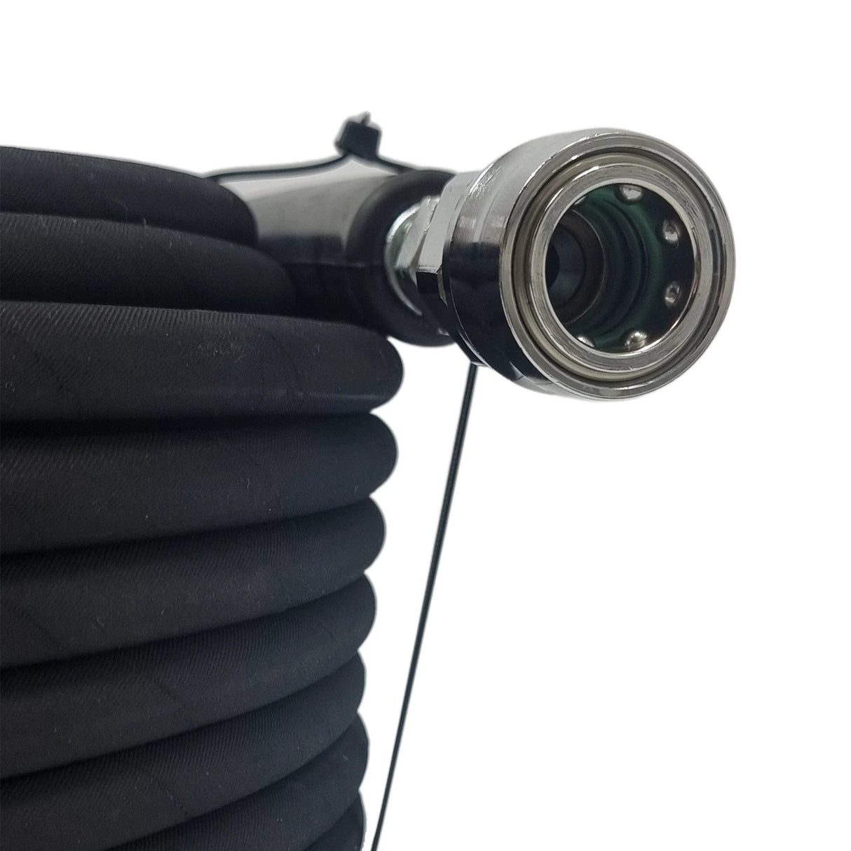 TEMA Male - TEMA Female Quick Release Heavy Duty 5/16" Rubber Pressure Washer Hose - Armstrong Cheshire