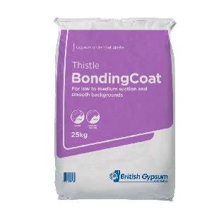 Thistle Bonding Coat Plaster 25kg Pallet of 56 Bags - Armstrong Cheshire