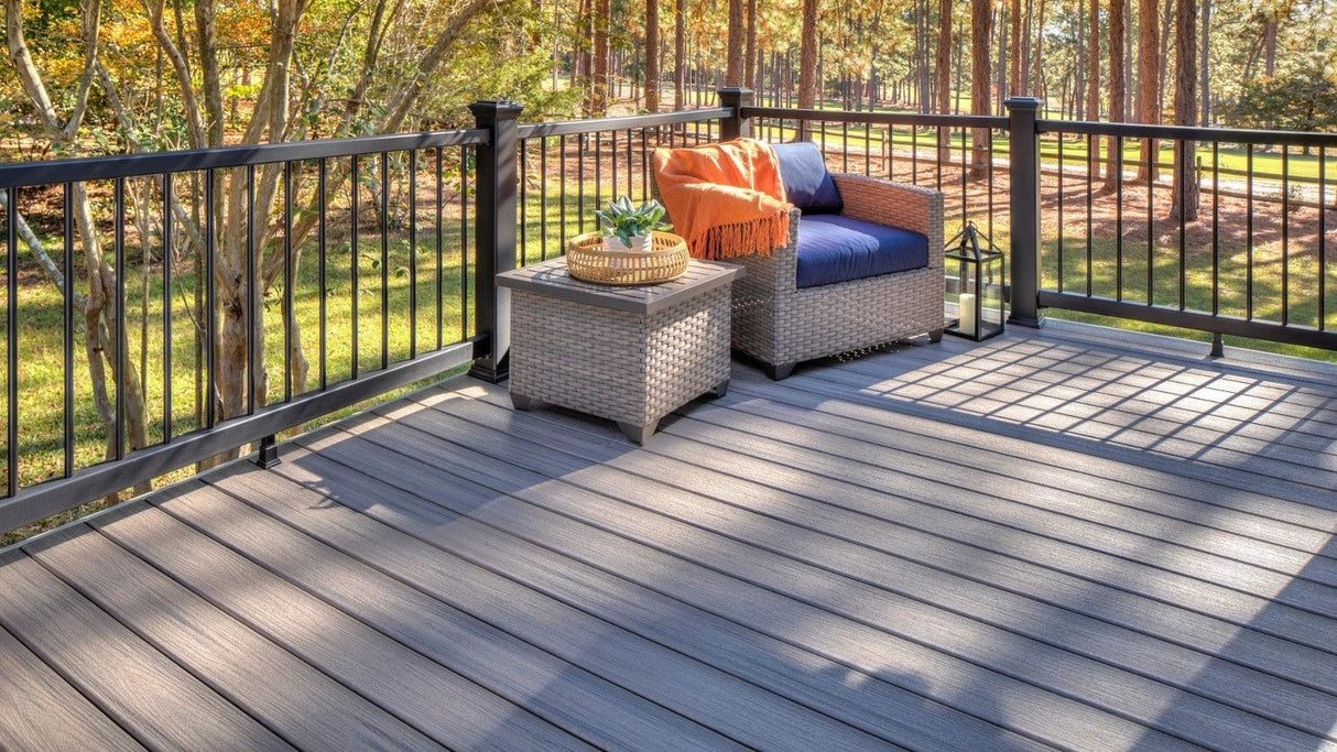 Trex Decking Board Composite Grooved 25mmx140mm Rocky Harbour 3660mm - Armstrong Cheshire