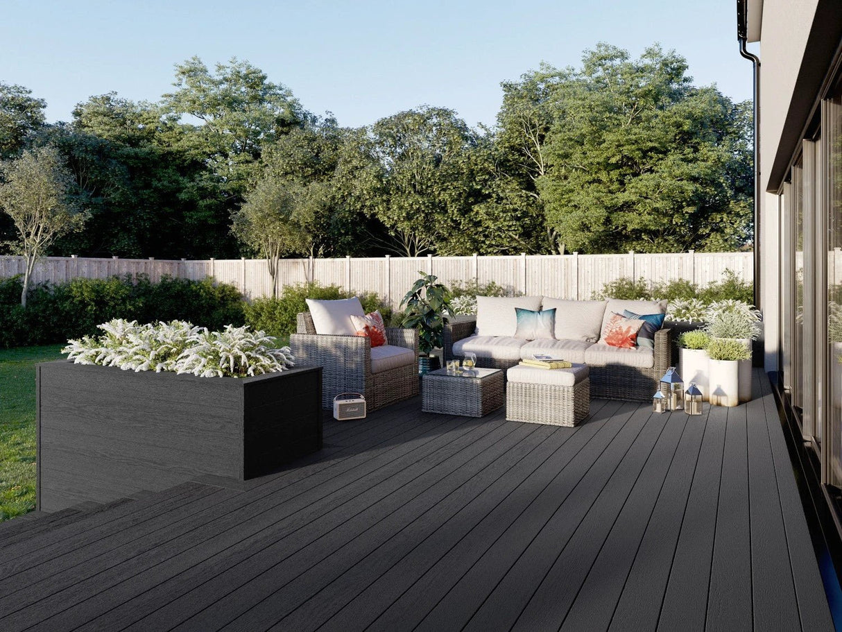 Trex Decking Board Composite Solid 25mmx140mm Calm Water 3660mm - Armstrong Cheshire