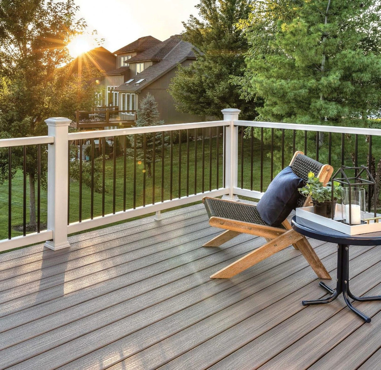 Trex Decking Board Composite Solid 25mmx140mm Rocky Harbour 3660mm - Armstrong Cheshire