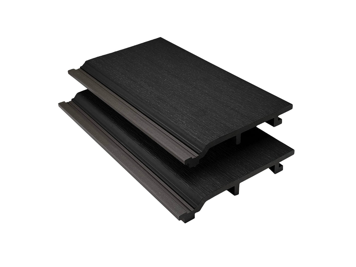Triton Charcoal - Composite Shiplap Cladding - Board Width: 174mm (150mm coverage) x 3.6m by Triton