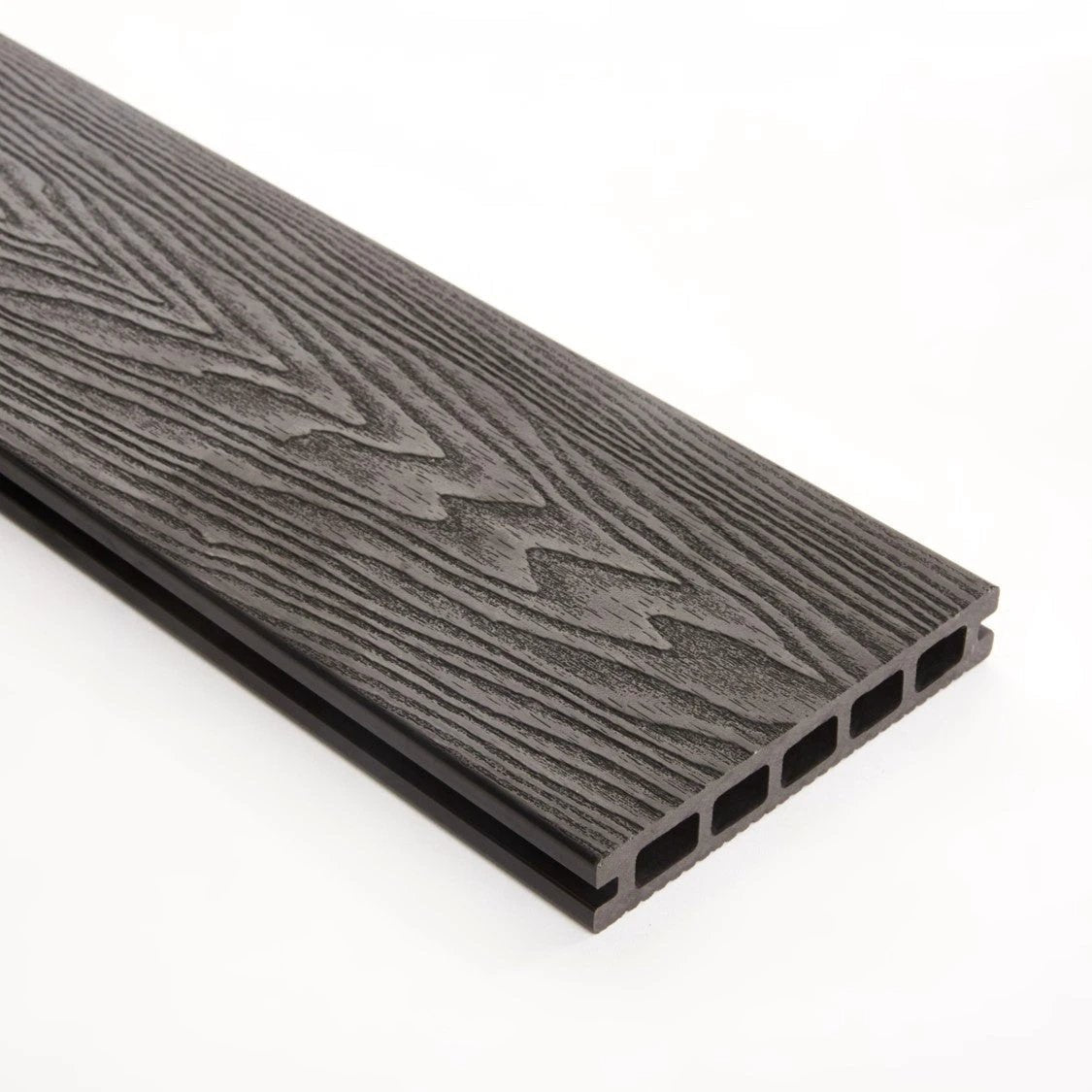 Triton Composite Decking Board – Black | Affordable Uncapped WPC Deckin by Triton