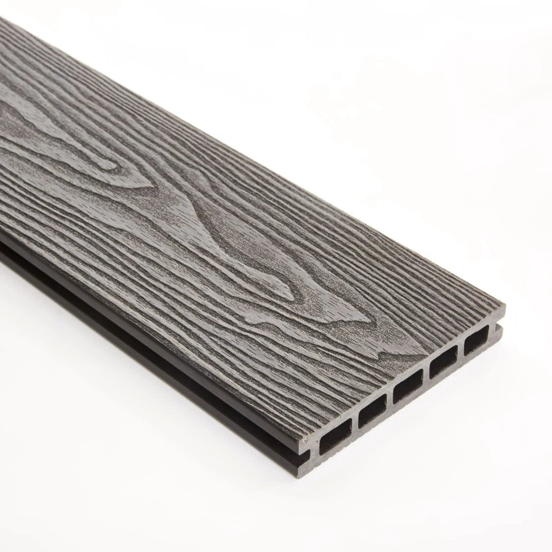 Triton Composite Decking Board – Grey | Affordable Uncapped WPC Decking by Triton