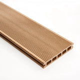 Triton Composite Decking Board – Teak | Affordable Uncapped WPC Deckin by Triton