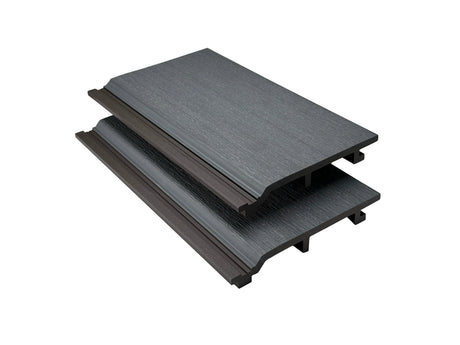 Triton Grey - Composite Shiplap Cladding - Board Width: 174mm (150mm coverage) x 3.6m by Triton