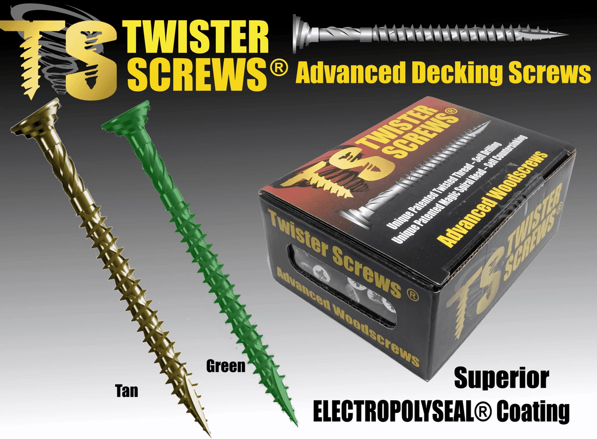 Twister Advanced Decking Screws - Armstrong Cheshire