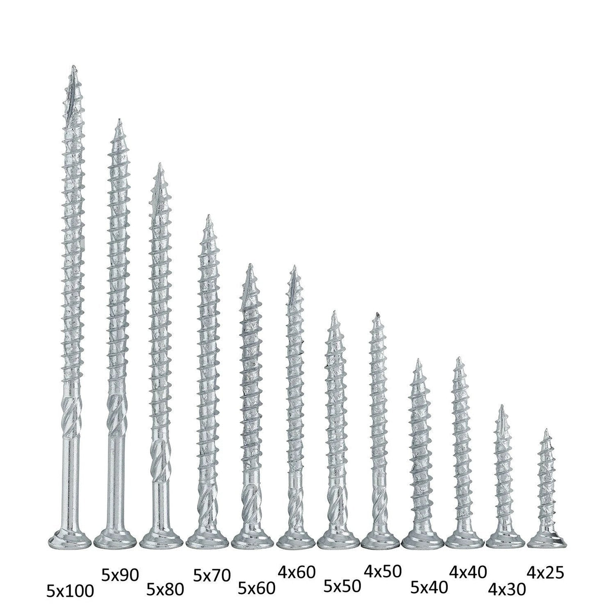 Twister  Zinc-Coated Wood Screws MultiBox 1,280 Piece - Armstrong Cheshire