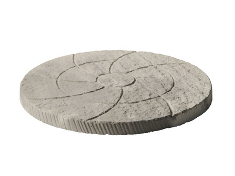 Catherine Wheel Garden Stepping Stone Weathered Slate