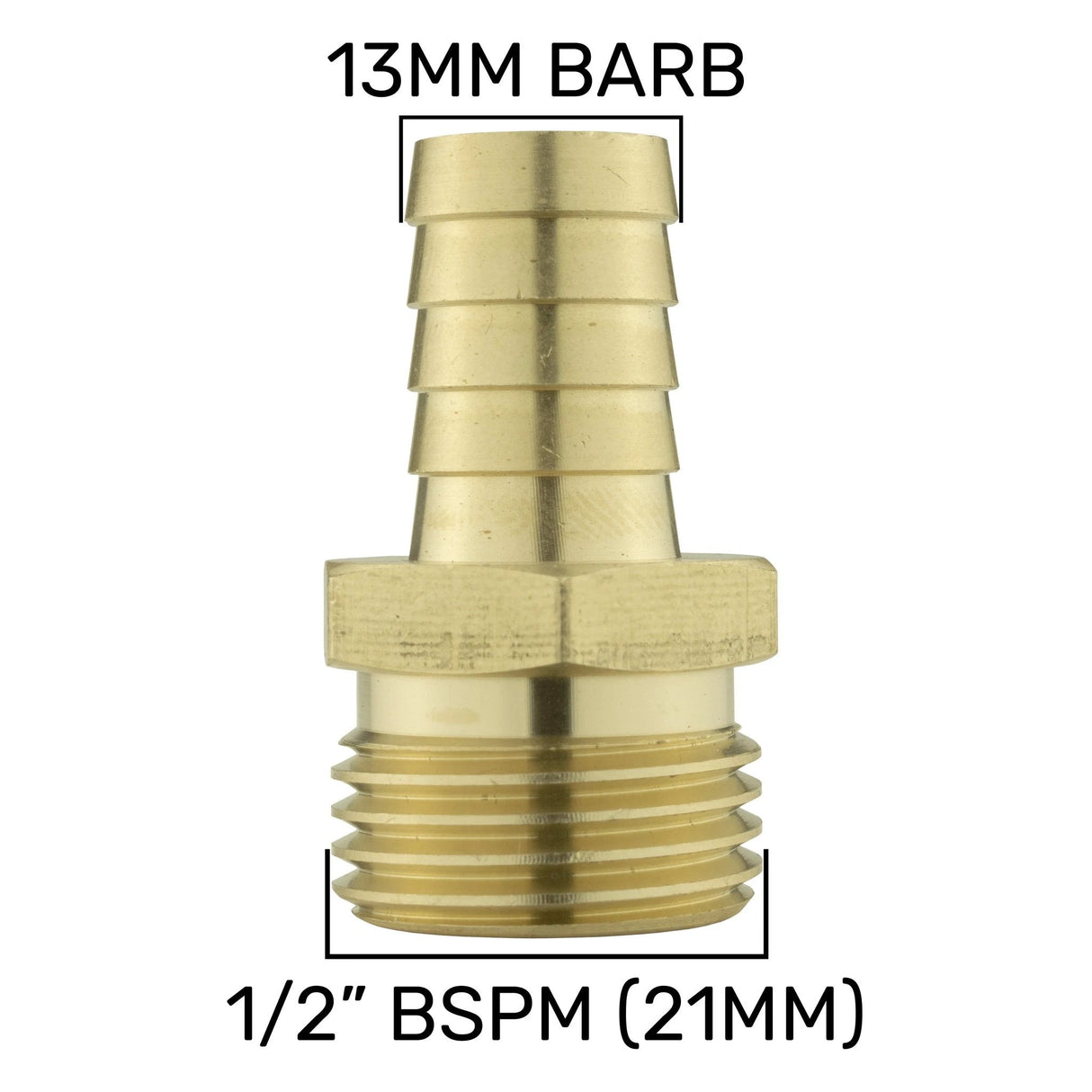 Wall Flange Kit 20mm MDPE + 1/2" Barb Outlet + In Line Valve - Armstrong Cheshire