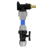 Wall Flange Kit 20mm MDPE + 1/2" Barb Outlet + In Line Valve - Armstrong Cheshire