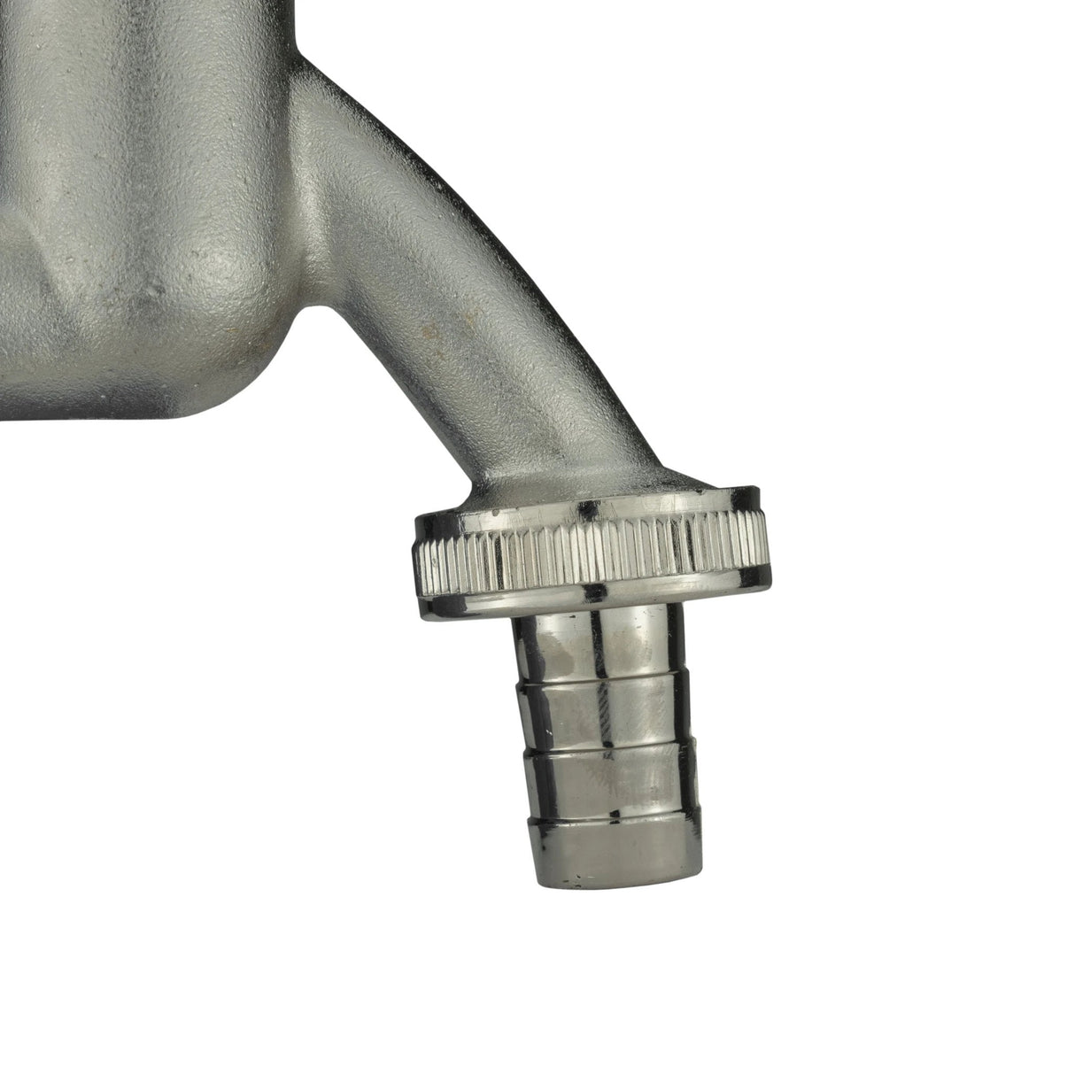 Wall Flange Kit 20mm MDPE + Bib Nickle Tap 1/2" Barb - Armstrong Cheshire