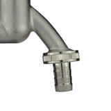Wall Flange Kit 20mm MDPE + Bib Nickle Tap 1/2" Barb - Armstrong Cheshire