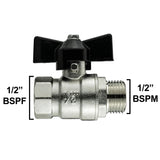 Wall Flange Kit 20mm MDPE - Bib Valve 1/2"BSP & Snap On - Armstrong Cheshire