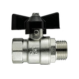 Wall Flange Kit 20mm MDPE + Bib Valve + ½” Geka - Armstrong Cheshire