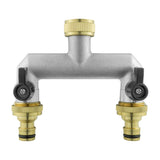 Wall Flange Kit 20mm MDPE - Double Tap with Triple Outlet - Armstrong Cheshire