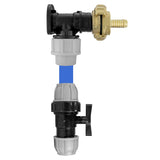 Wall Flange Kit 20mm MDPE - Geka & In Line Valve + 1/2"Barb - Armstrong Cheshire