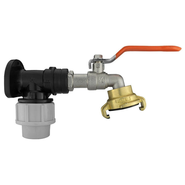 Wall Flange Kit 20mm MDPE - Lever Tap 1/2" & Geka - Armstrong Cheshire