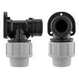 Wall Flange Kit 20mm MDPE - Lever Tap 1/2", Geka Barb 1/2" - Armstrong Cheshire