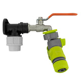 Wall Flange Kit 20mm MDPE - Lever Tap & Two Way Splitter & Connectors - Armstrong Cheshire