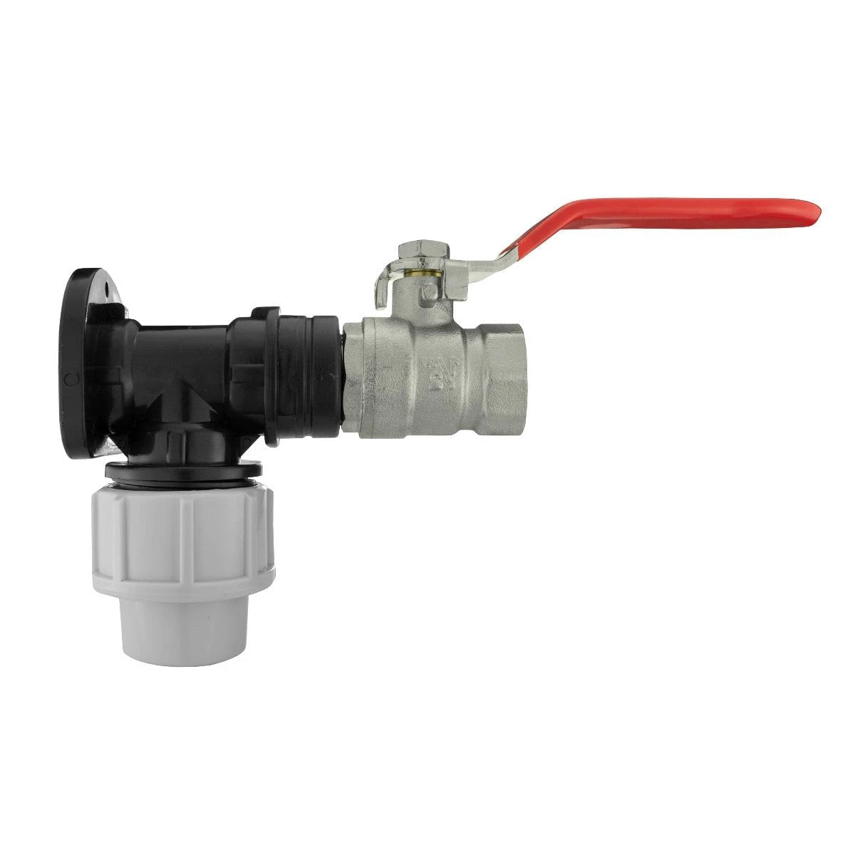 Wall Flange Kit 20mm MDPE - Lever Valve - Armstrong Cheshire