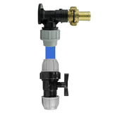 Wall Flange Kit 20mm MDPE + MDPE Valve + Geka ½” + 25mm Geka Hosetail - Armstrong Cheshire