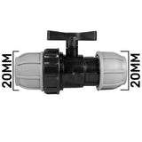 Wall Flange Kit 20mm MDPE + MDPE Valve + Geka ½” + 25mm Geka Hosetail - Armstrong Cheshire
