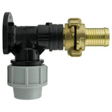 Wall Flange Kit 25mm MDPE + 25mm Barbed Geka Set - Armstrong Cheshire