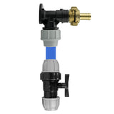 Wall Flange Kit 25mm MDPE + 25mm MDPE Valve + 19mm Barbed Geka Set - Armstrong Cheshire