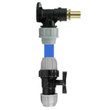 Wall Flange Kit 25mm MDPE + 25mm MDPE Valve + 19mm Brass Barb - Armstrong Cheshire