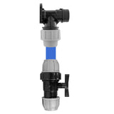 Wall Flange Kit 25mm MDPE + 25mm MDPE Valve - Armstrong Cheshire