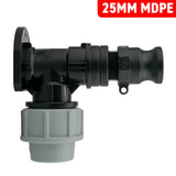 Wall Flange Kit 25mm MDPE + 3/4" Camlock Type F - Armstrong Cheshire