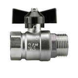 Wall Flange Kit 25mm MDPE + Bib Valve + Click Lock Male Lime - Armstrong Cheshire