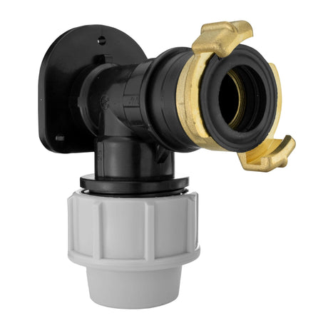 Wall Flange Kit 25mm MDPE + ¾” BSP Geka - Armstrong Cheshire