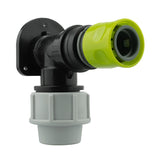 Wall Flange Kit 25mm MDPE + Female Quick Connector - Armstrong Cheshire