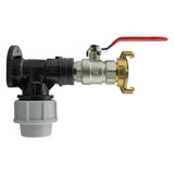 Wall Flange Kit 25mm MDPE + Lever Valve + ¾” BSP Geka - Armstrong Cheshire