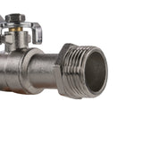 Wall Flange Kit 25mm MDPE + Quick Connect Lever Tap - Armstrong Cheshire