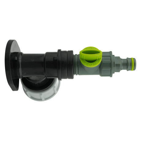 Wall Flange Kit 25mm MDPE + Quick Connector Valve - Armstrong Cheshire
