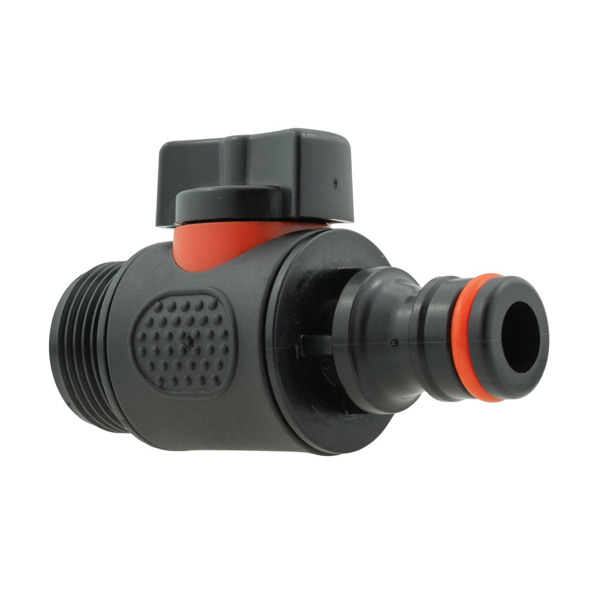 Wall Flange Kit 25mm MDPE + Valve with Male Quick Connector - Armstrong Cheshire